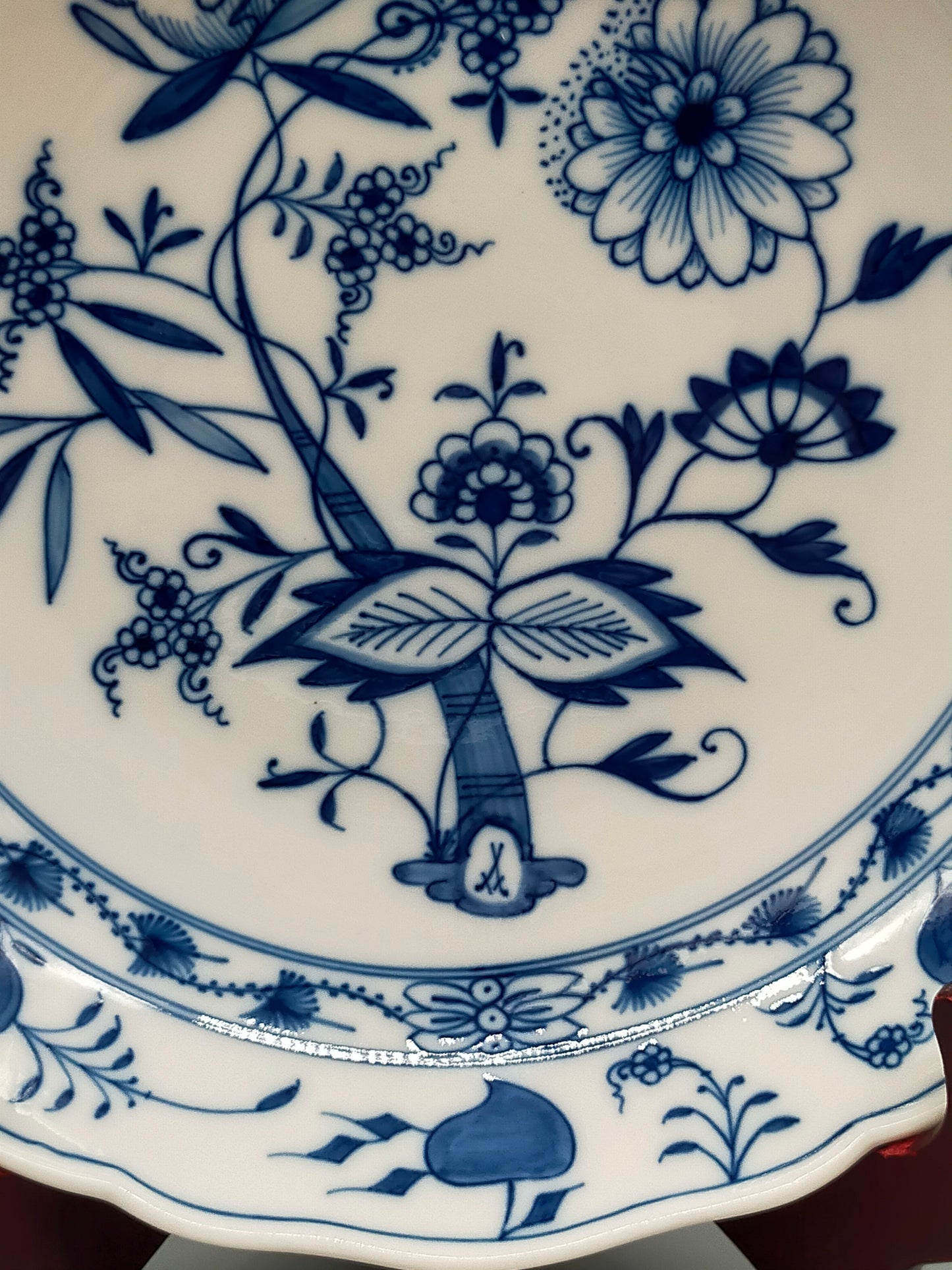 Original Meissen Zwiebelmuster Teller