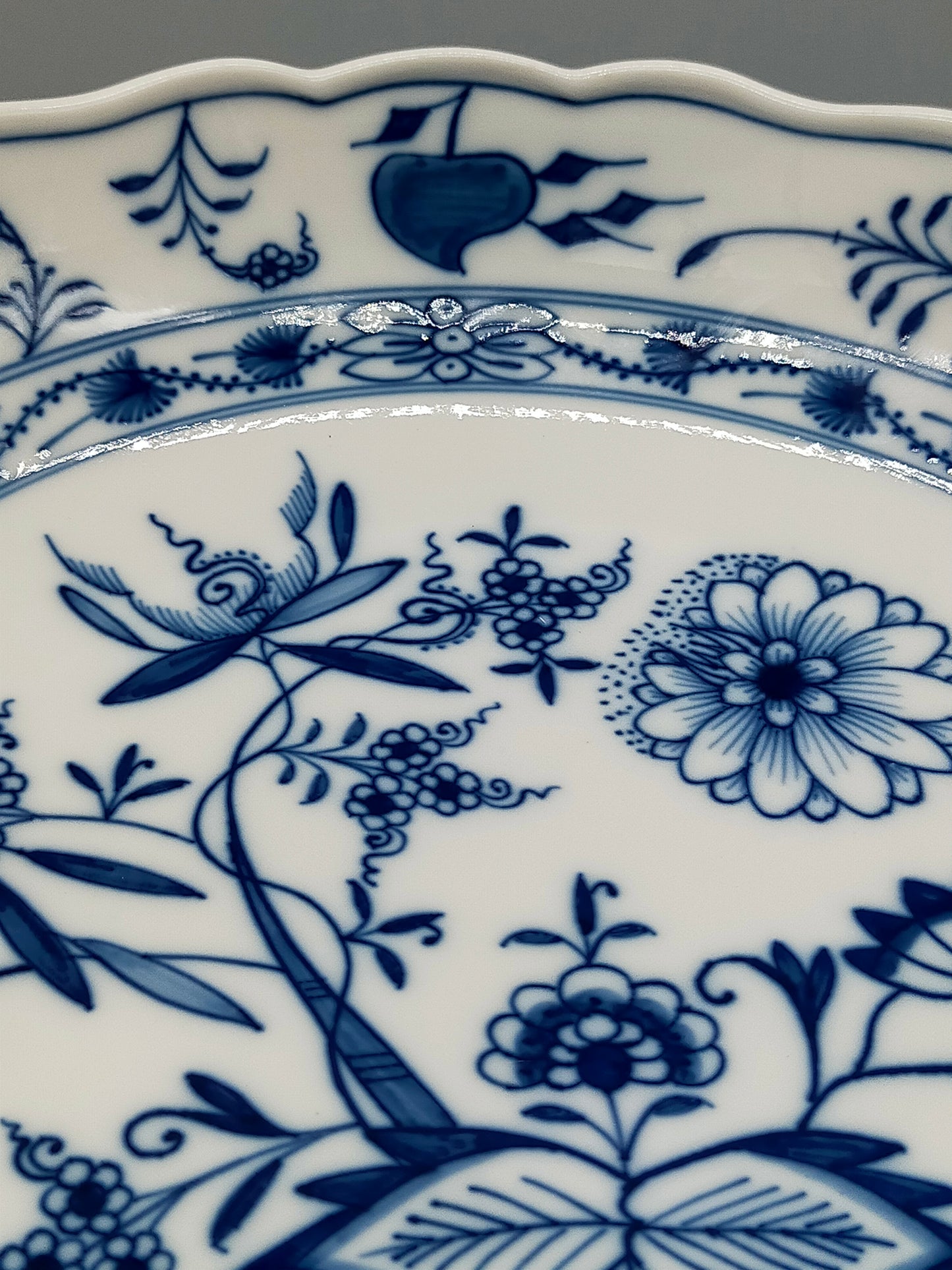 Original Meissen Zwiebelmuster Teller