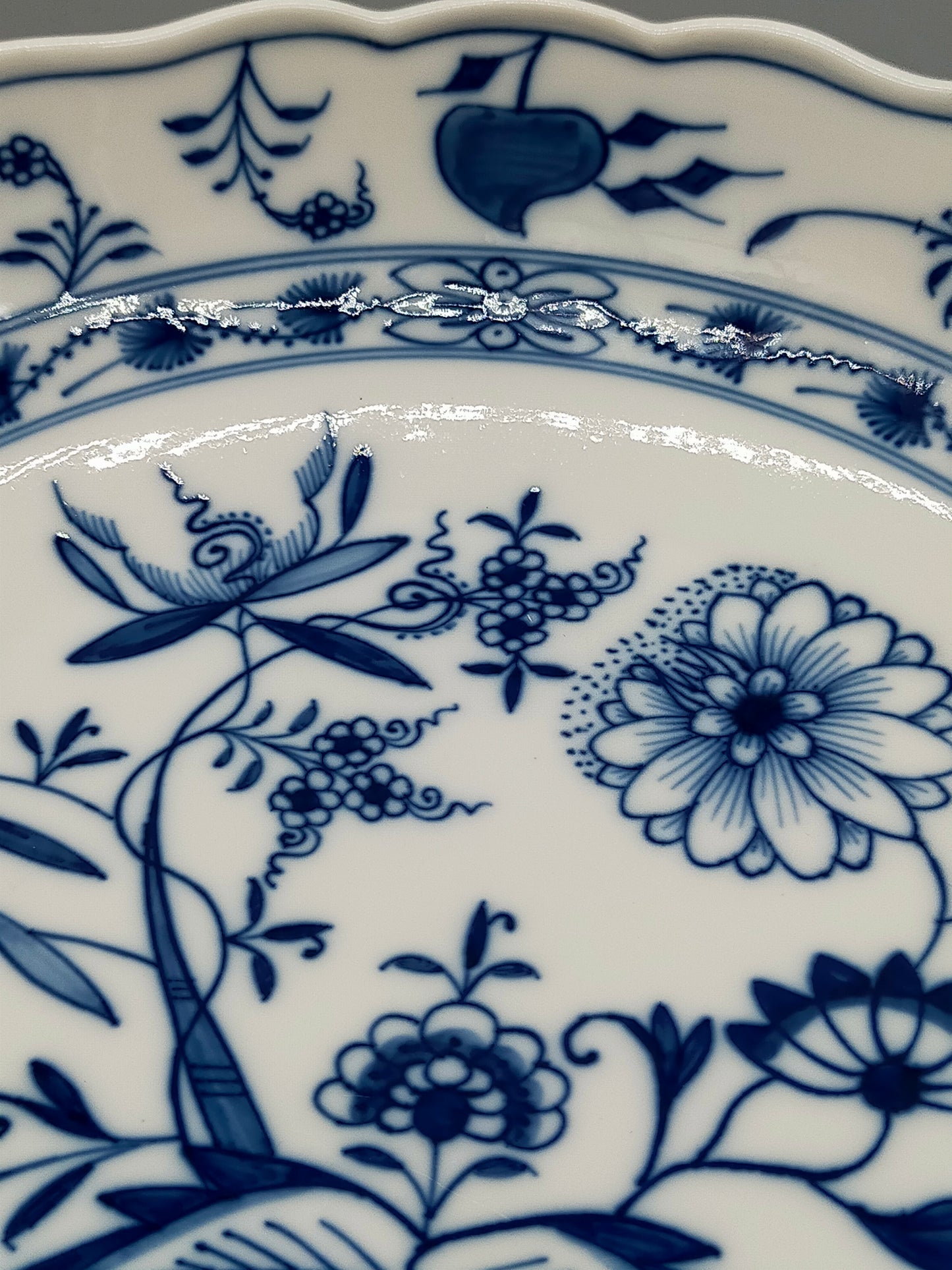 Original Meissen Zwiebelmuster Teller