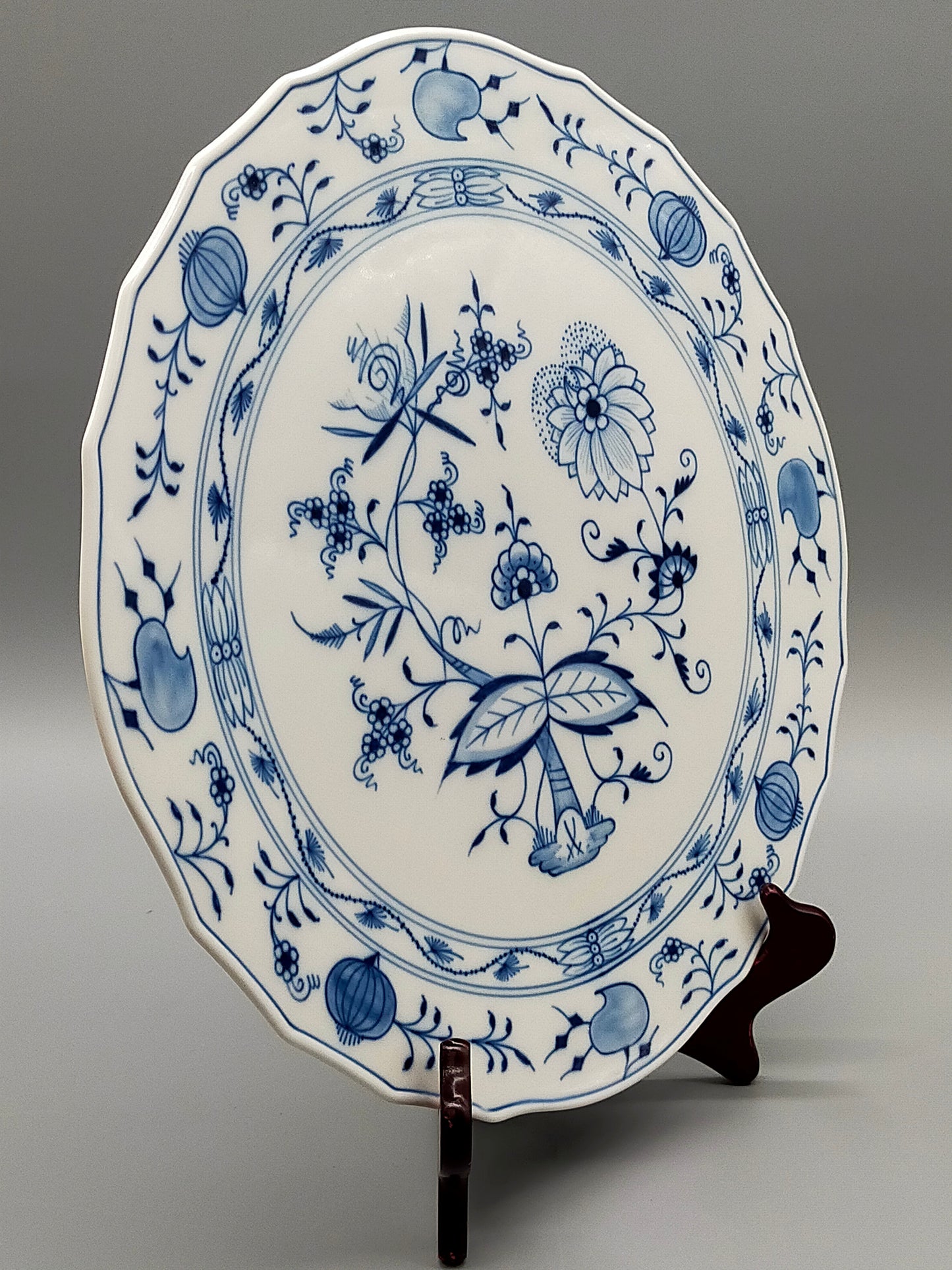 Meissen Zwiebelmuster Teller Klassisches Porzellan Kunsthandwerk