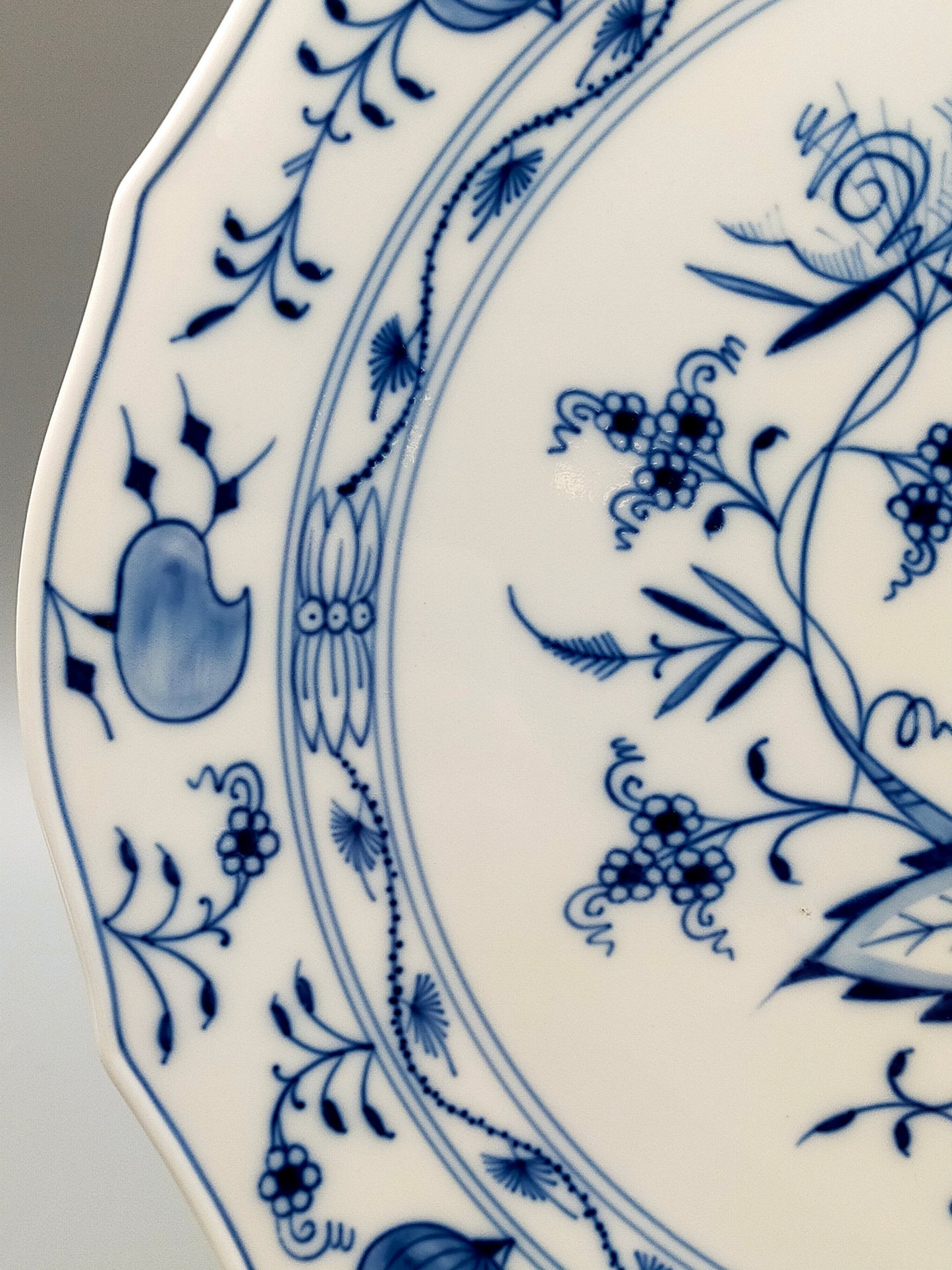 Meissen Zwiebelmuster Teller Klassisches Porzellan Kunsthandwerk