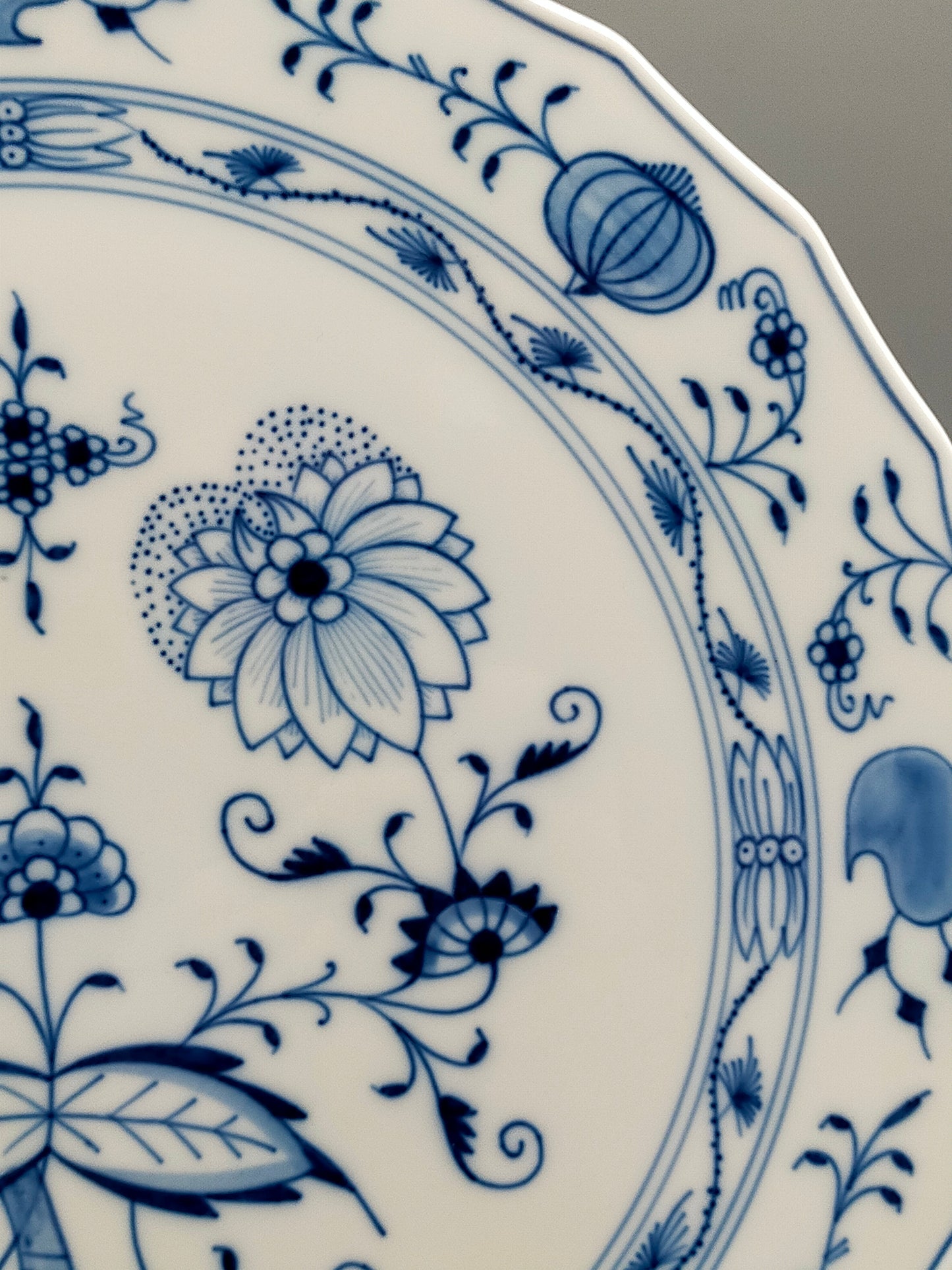 Meissen Zwiebelmuster Teller Klassisches Porzellan Kunsthandwerk