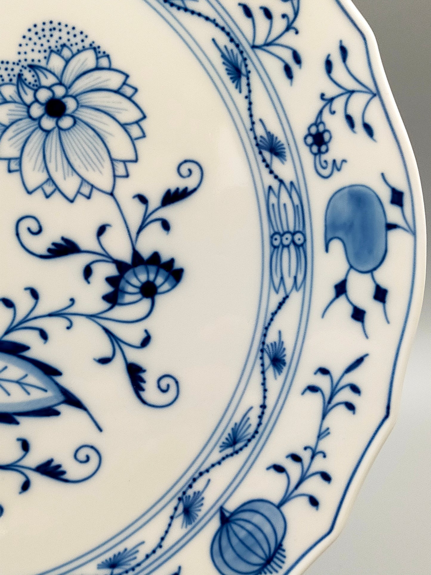 Meissen Zwiebelmuster Teller Klassisches Porzellan Kunsthandwerk