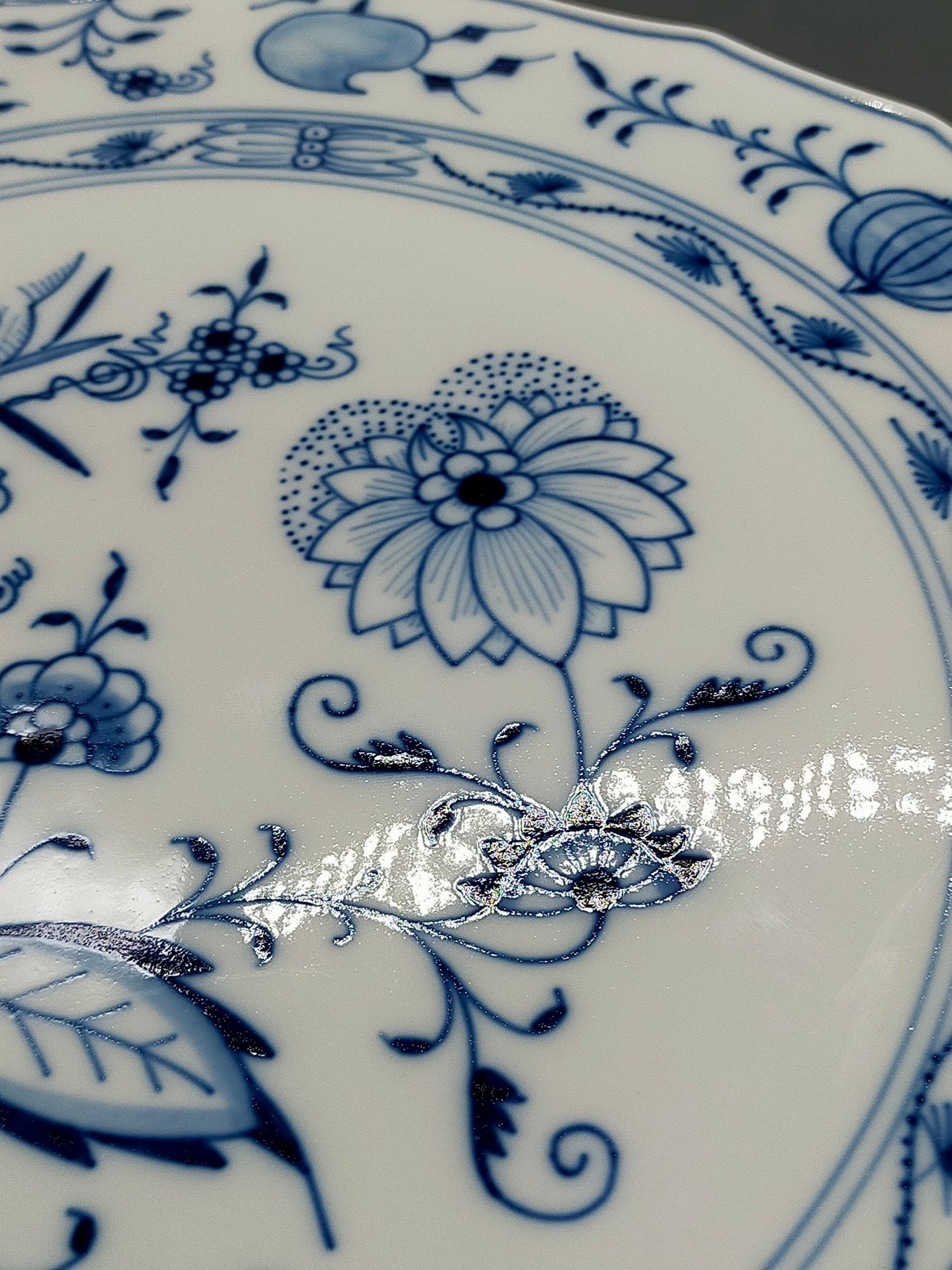Meissen Zwiebelmuster Teller Klassisches Porzellan Kunsthandwerk