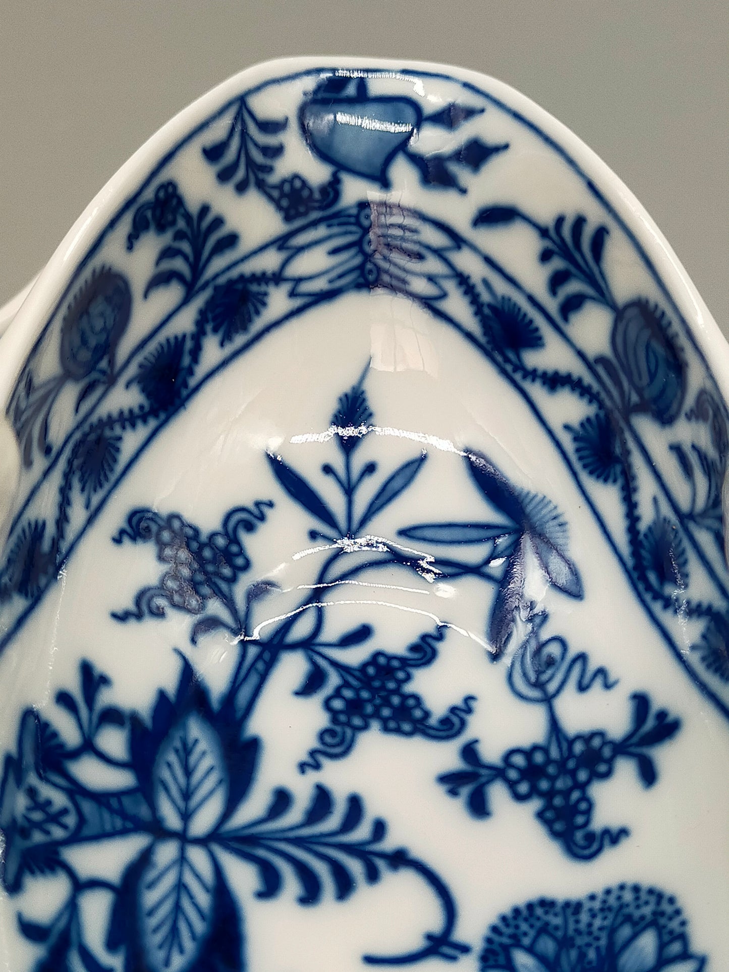 Original Meissen Zwiebelmuster Sauciere Edles Porzellan Knaufzeit