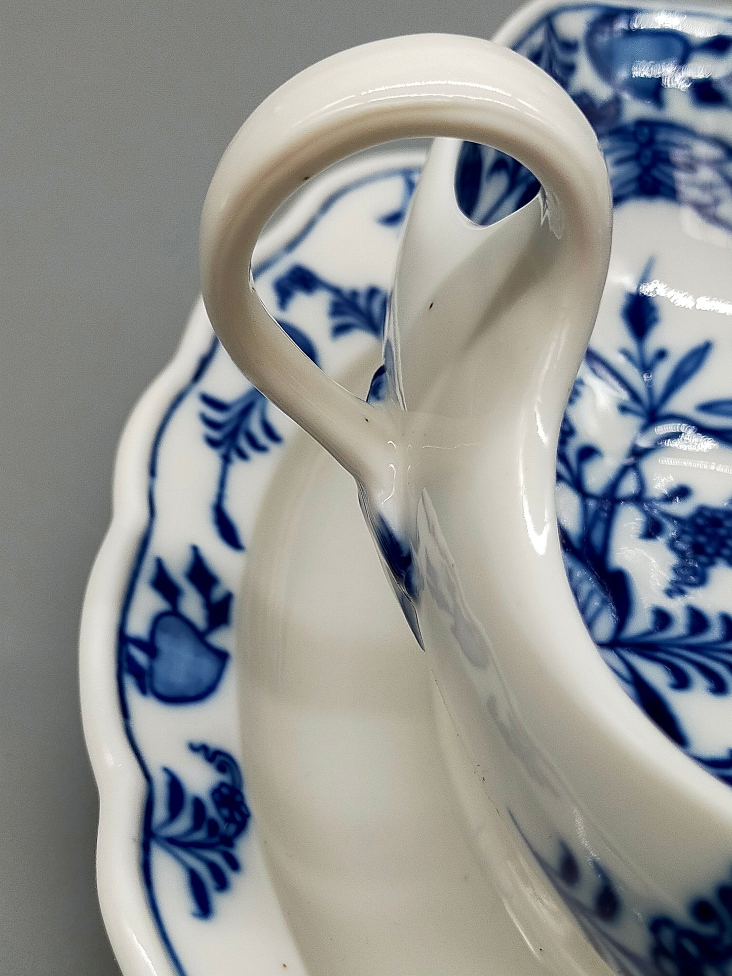 Original Meissen Zwiebelmuster Sauciere Edles Porzellan Knaufzeit