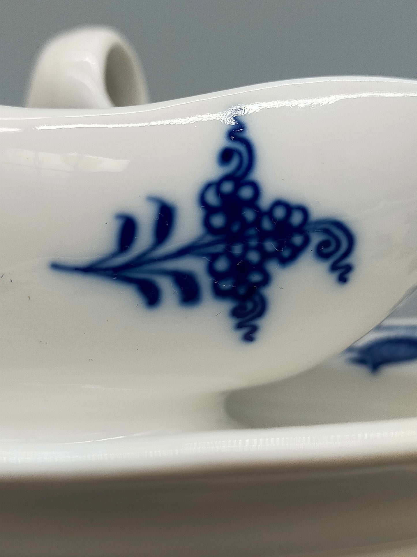 Original Meissen Zwiebelmuster Sauciere Edles Porzellan Knaufzeit