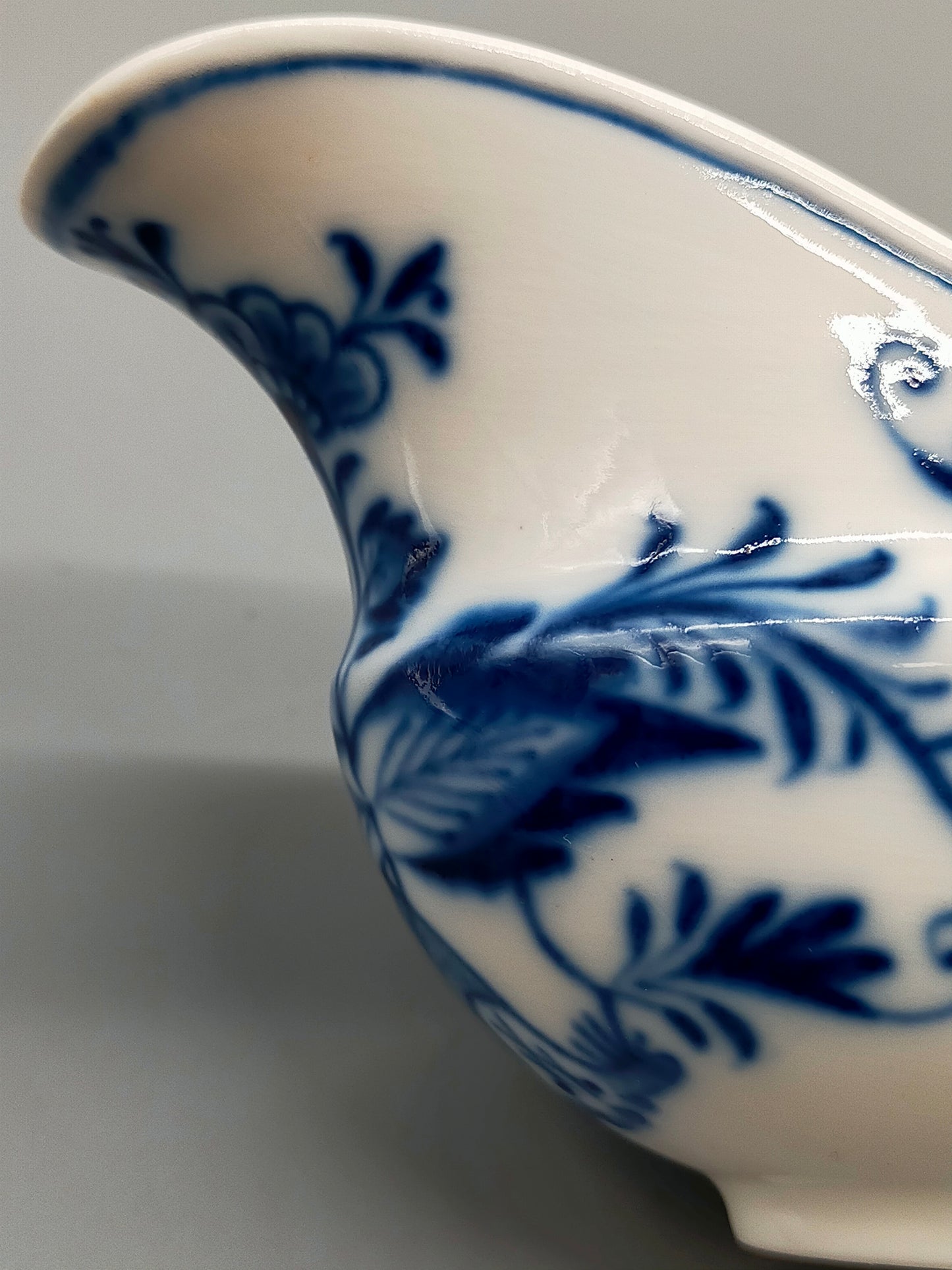 Klassische Meissen Zwiebelmuster Sauciere Edles Porzellan