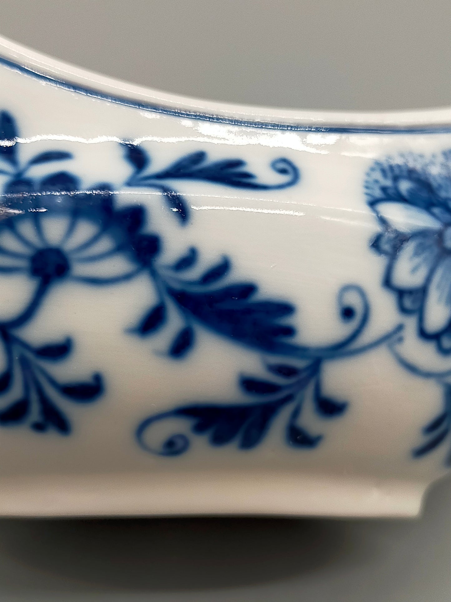 Klassische Meissen Zwiebelmuster Sauciere Edles Porzellan