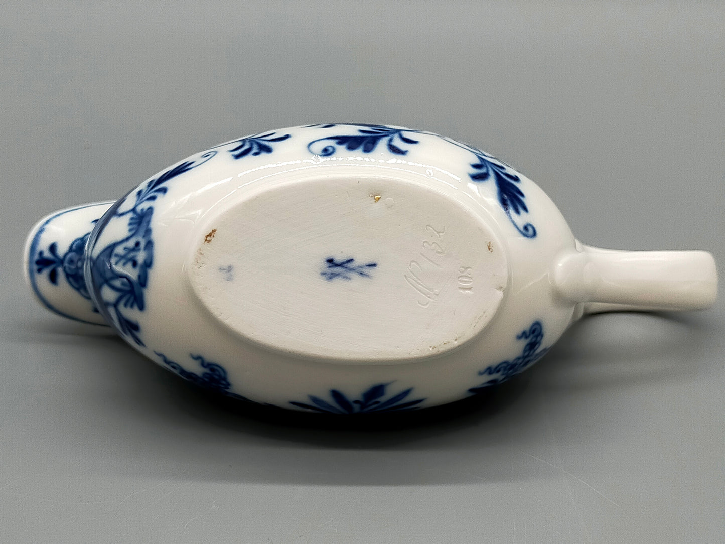 Klassische Meissen Zwiebelmuster Sauciere Edles Porzellan