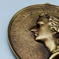Antike Friedrich von Schiller Wandplakette aus Bronze