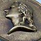 Antike Friedrich von Schiller Wandplakette aus Bronze