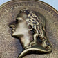 Antike Friedrich von Schiller Wandplakette aus Bronze