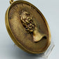 Antike Bronze Wandplakette – Johann Wolfgang von Goethe
