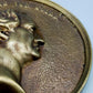 Antike Bronze Wandplakette – Johann Wolfgang von Goethe