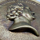 Antike Bronze Wandplakette – Johann Wolfgang von Goethe