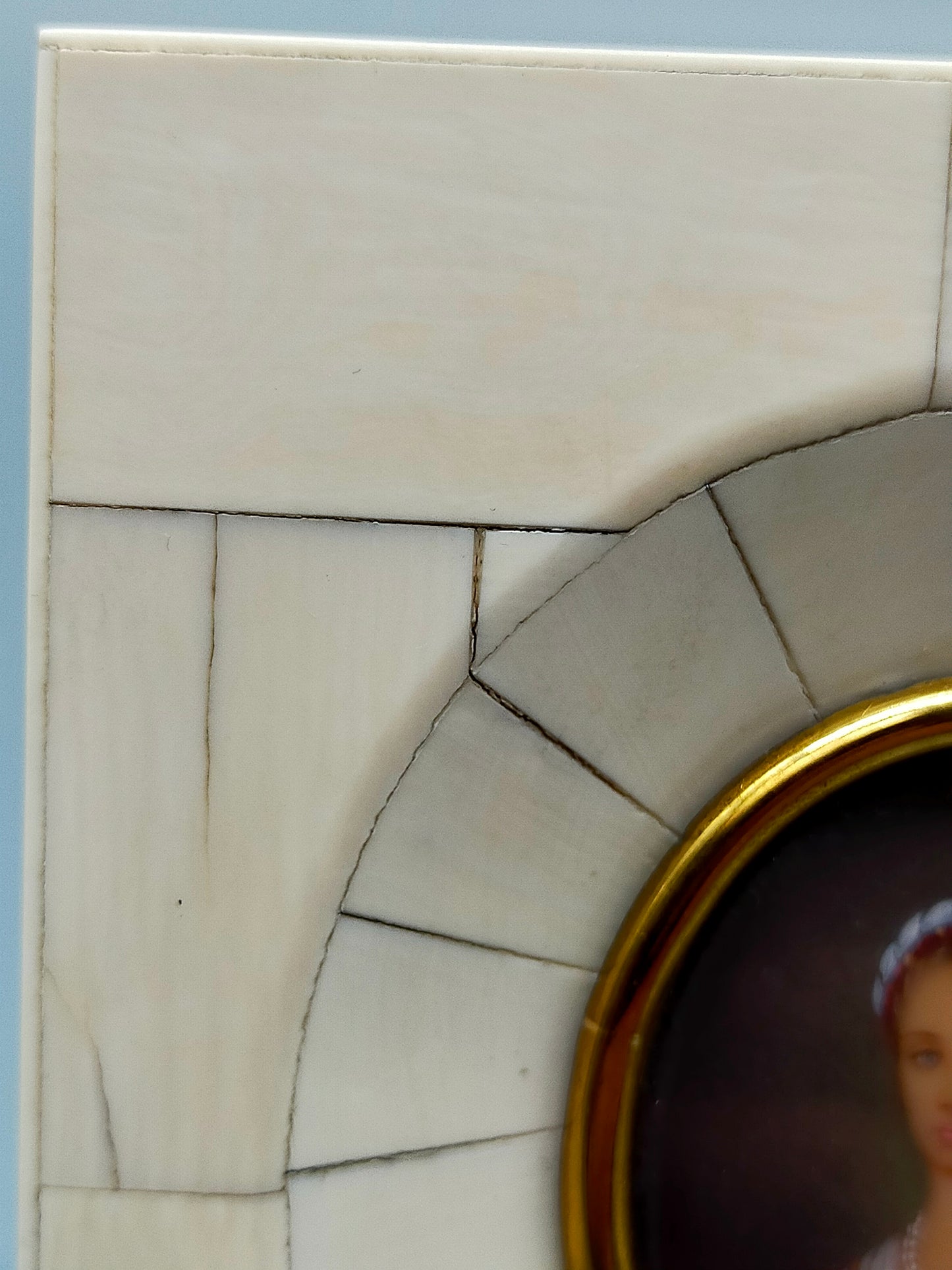 Porträt einer Dame der Panciatichi Familie Miniaturgemälde