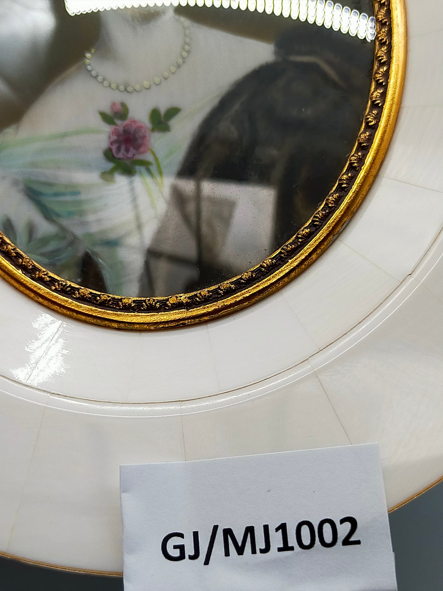 Miniatur Porträt Freifrau von Krüdener Handgemaltes Gemälde nach Stieler