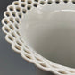 Edle Wallendorf Porzellan Vase – Durchbrochener Rand & Veilchendekor