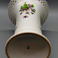 Edle Wallendorf Porzellan Vase – Durchbrochener Rand & Veilchendekor
