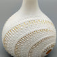 Kaiser Porzellan Vase Fidibus Weiß Gold Elegantes Relief Design