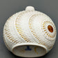 Kaiser Porzellan Vase Fidibus Weiß Gold Elegantes Relief Design