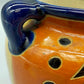 Bunte Keramik Vase mit Henkeln Abstraktes Design im Picasso-Stil