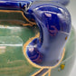 Bunte Keramik Vase mit Henkeln Abstraktes Design im Picasso-Stil
