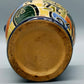 Bunte Keramik Vase mit Henkeln Abstraktes Design im Picasso-Stil