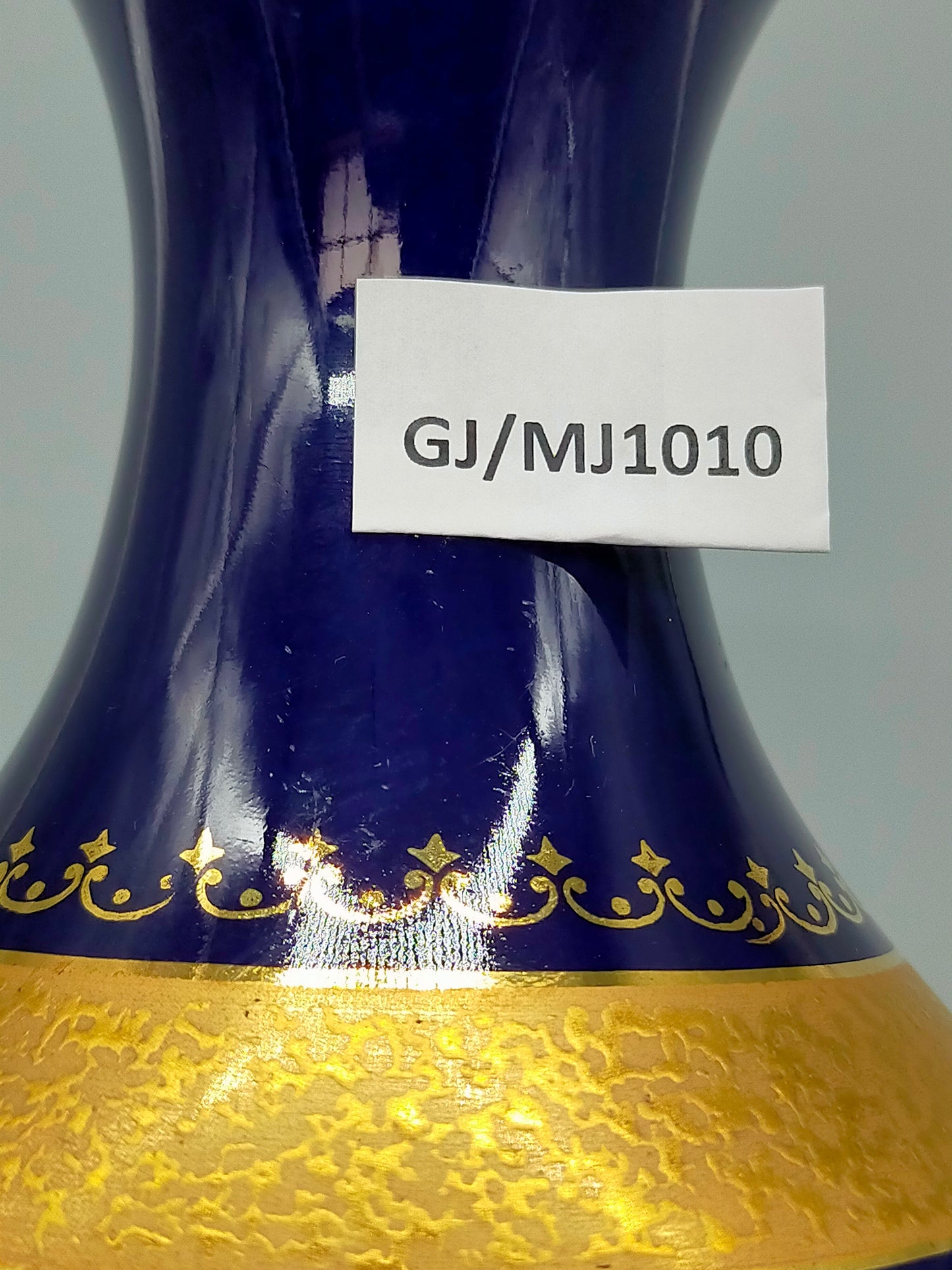 KPM Royal Bavaria Vase Echt Cobalt – Elegante Porzellan Vase mit Golddekor