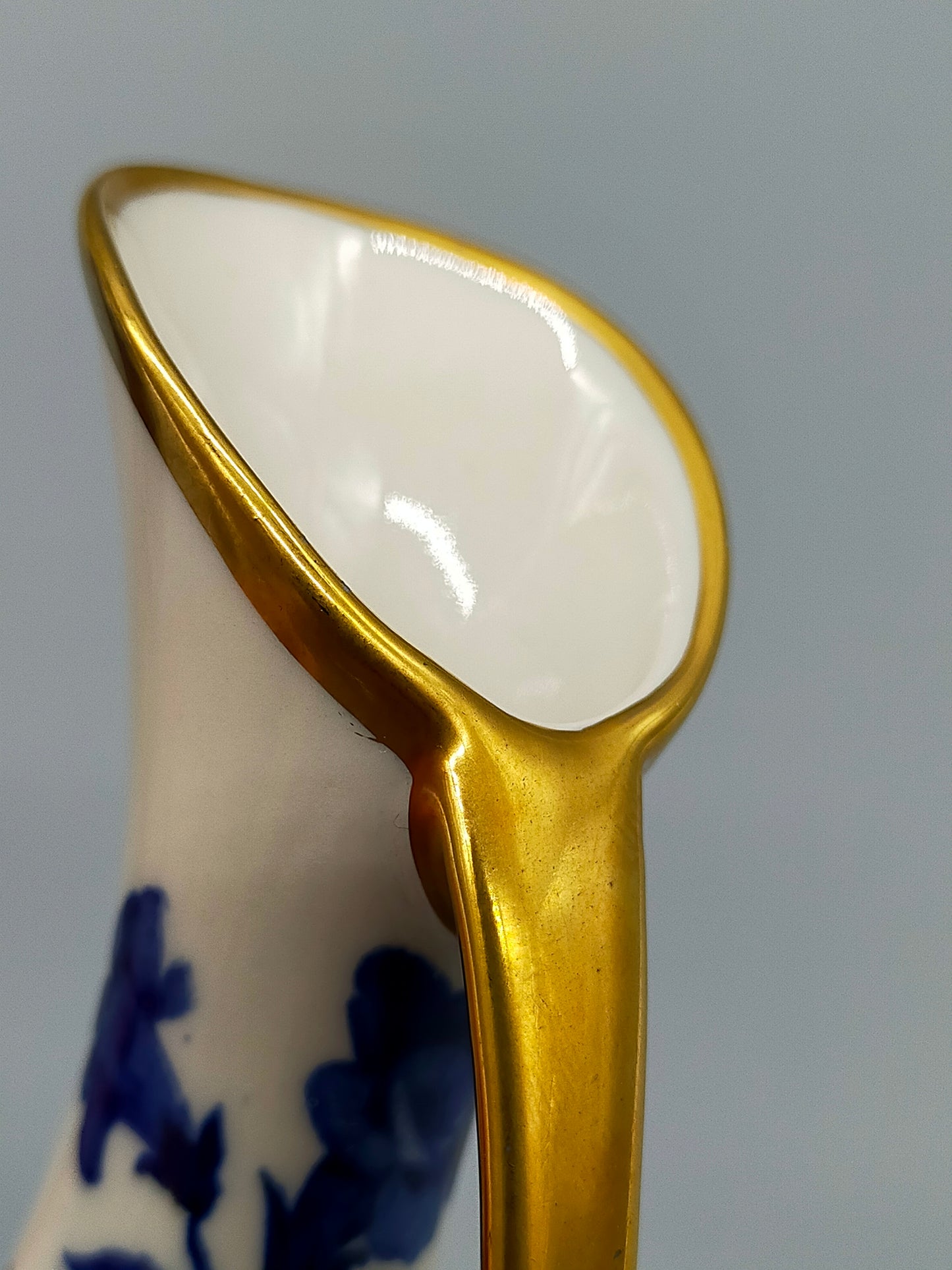 Elegantes Kronach Porzellan Vasen Set Delft Blau Weiß Dekor