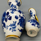 Elegantes Kronach Porzellan Vasen Set Delft Blau Weiß Dekor