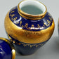 Royal KPM Porcellan Bavaria Deckelvasen Echt Cobalt mit Golddekor