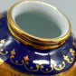 Royal KPM Porcellan Bavaria Deckelvasen Echt Cobalt mit Golddekor