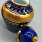 Royal KPM Porcellan Bavaria Deckelvasen Echt Cobalt mit Golddekor