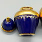 Royal KPM Porcellan Bavaria Deckelvasen Echt Cobalt mit Golddekor