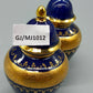 Royal KPM Porcellan Bavaria Deckelvasen Echt Cobalt mit Golddekor