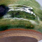 Rustikale Studio Keramik Vase Grünes Design mit Künstler-Signatur