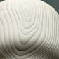 Vintage Tirschenreuth Porzellan Vase Weißes Relief mit Holzstruktur