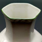 Aynsley Celeste Hexagonale Porzellan Vase Florales Vintage Design