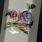 Aynsley Celeste Hexagonale Porzellan Vase Florales Vintage Design
