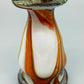 Kunstvolle Murano Glas Vase Farbiges Strudel Design