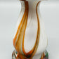 Kunstvolle Murano Glas Vase Farbiges Strudel Design
