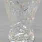 Edle Kristallglas Vase Traditionelles Schliffdekor