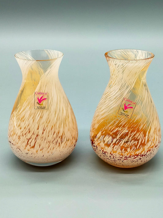 Caithness Glass Vasen Set Handgefertigtes schottisches Glasdesign