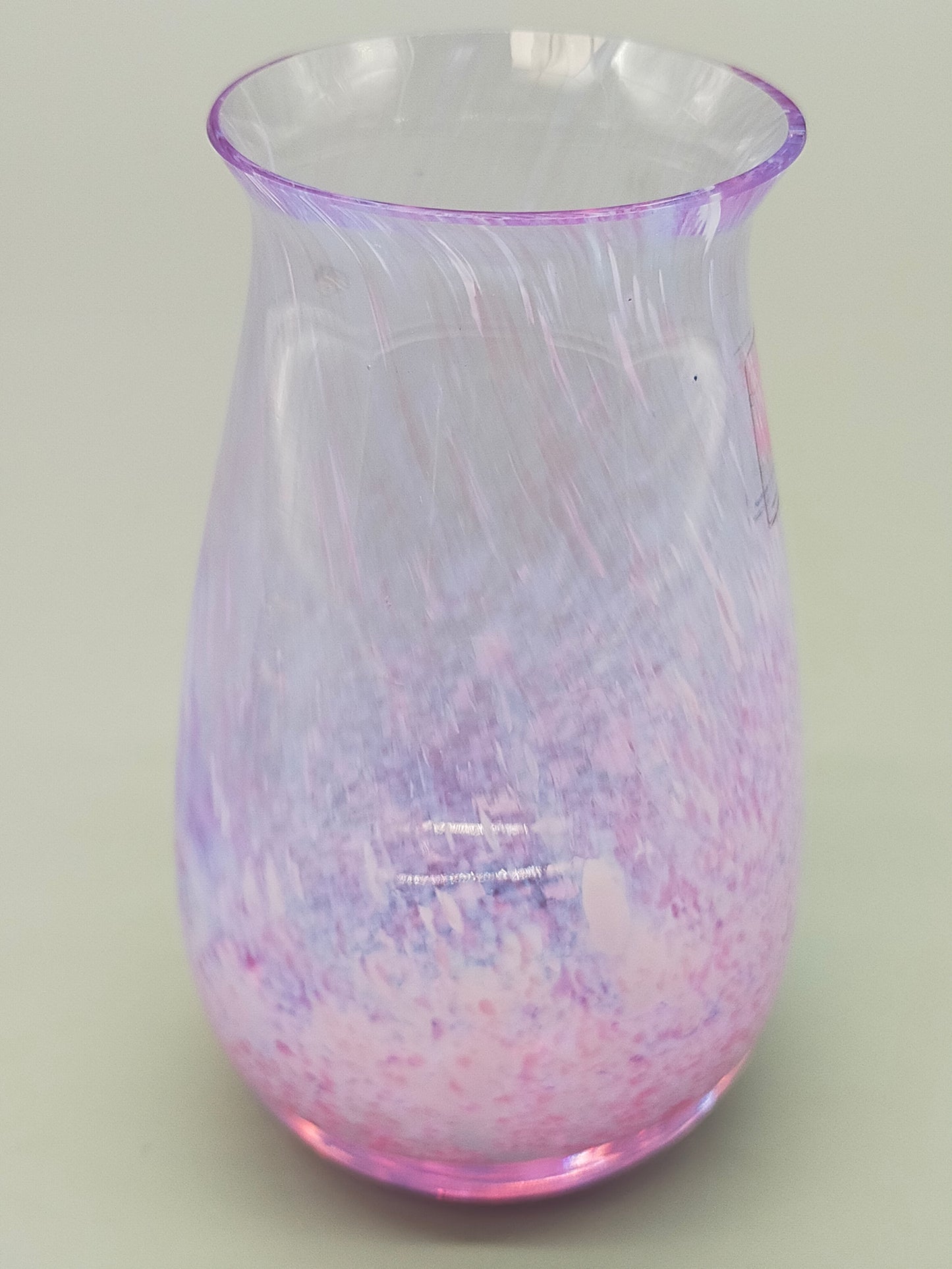 Caithness Glas Vase Handgefertigte Vintage Kunstglas Blumenvase