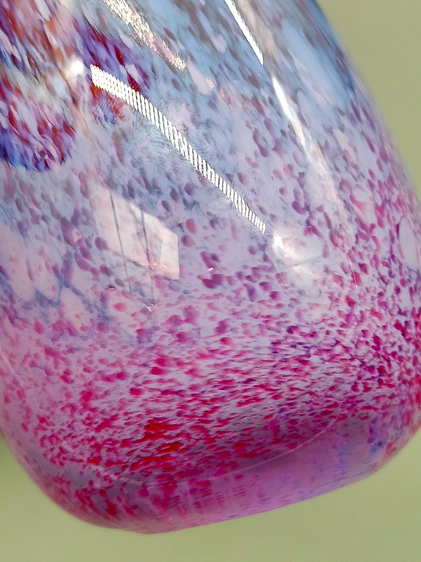 Caithness Glas Vase Handgefertigte Vintage Kunstglas Blumenvase