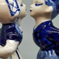 Delft Blauw Porzellanfigur Küssendes Paar Holland Stil