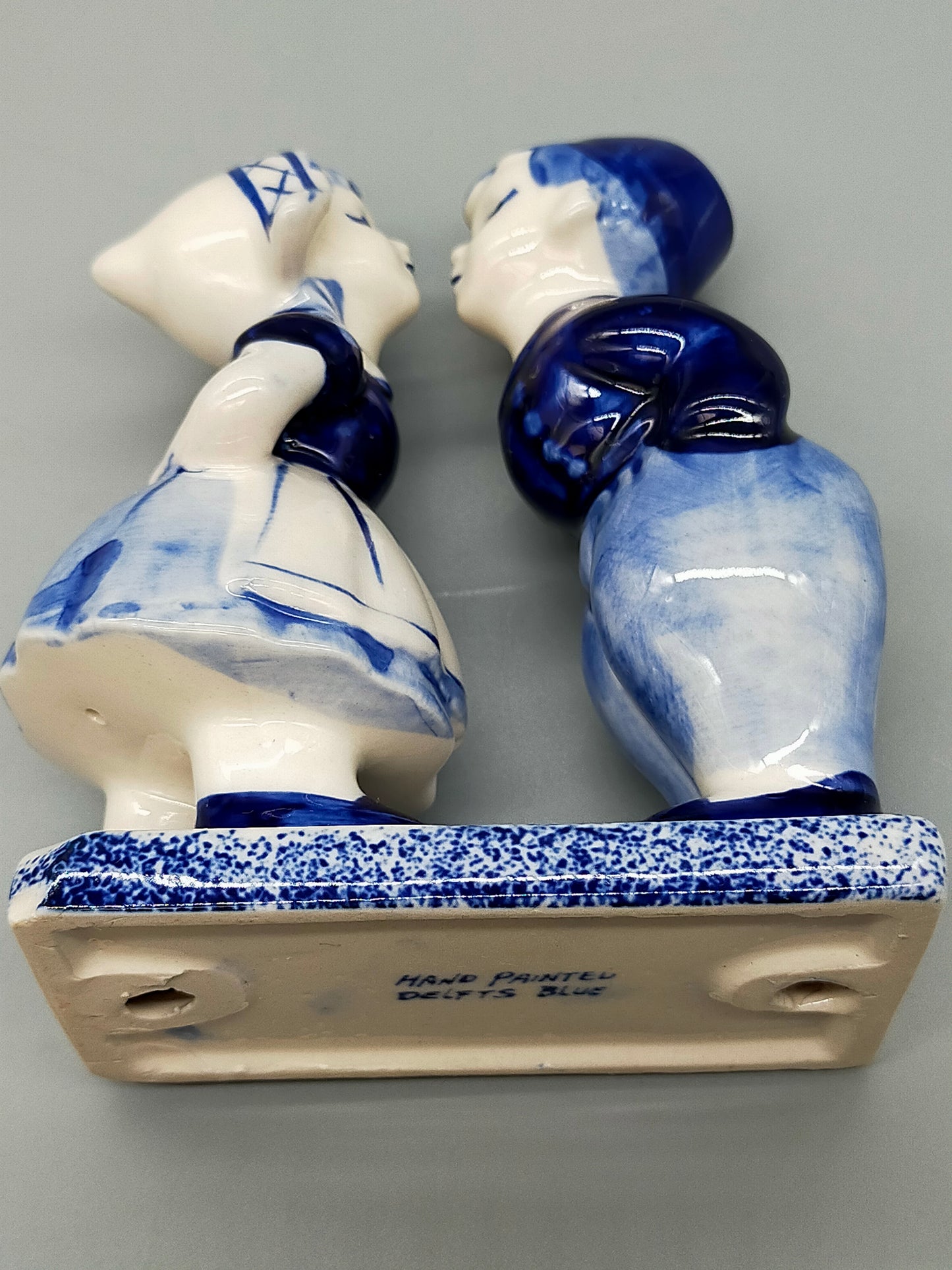 Delft Blauw Porzellanfigur Küssendes Paar Holland Stil