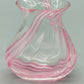 Caithness Rondo Glas Vase Pink-Weißer Wirbel aus Schottland